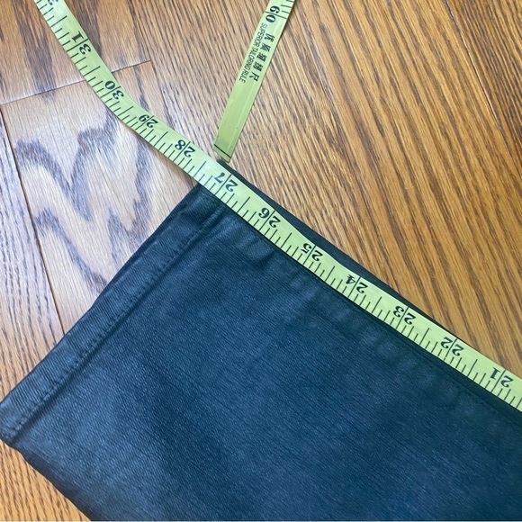 Adriano Goldschmidt Prima cigarette Ankle Gray Coated Denim Jeans size 28 - Picture 4 of 12